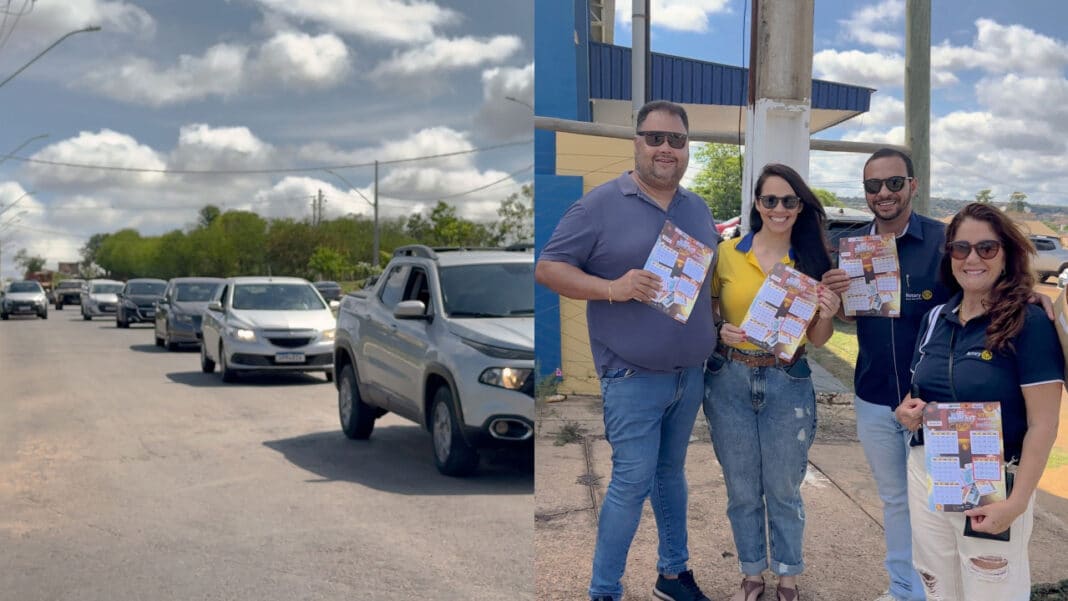 Carreata movimenta João Pinheiro e anuncia contagem regressiva para o maior Bingão da história