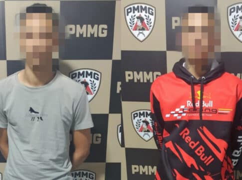 Tentativa de homicídio termina com homem baleado na bunda e dois traficantes presos em João Pinheiro