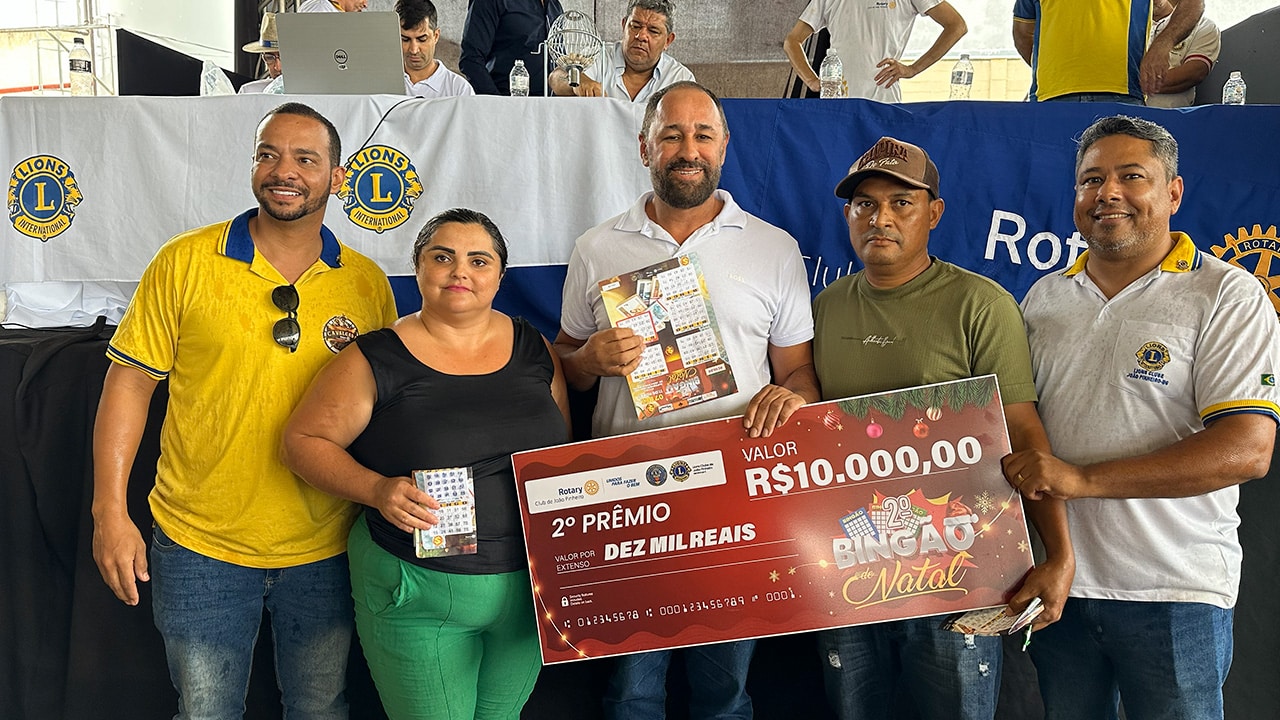 2º Bingão de Natal do Lions e Rotary é sucesso absoluto e bate recorde de público; veja lista de ganhadores