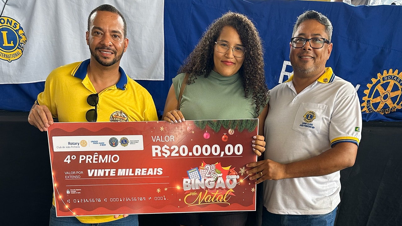 2º Bingão de Natal do Lions e Rotary é sucesso absoluto e bate recorde de público; veja lista de ganhadores