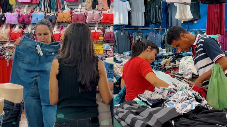 Portões abertos: Feira da Lua Especial de Natal começa e atrai os primeiros clientes em João Pinheiro