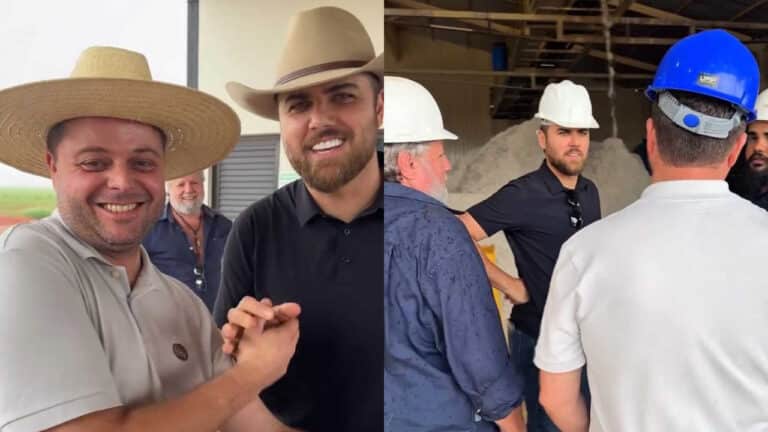 Zé Neto desembarca em João Pinheiro para visita técnica à fazenda de João Ruiz, da Ruiz Coffee