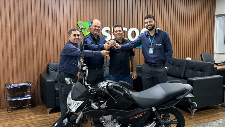 Cooperado ganha moto 0KM  no sorteio final da Campanha Capital Premiado do Sicoob Credipinho em João Pinheiro