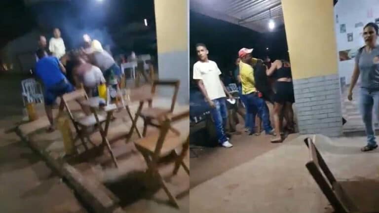 O pau quebrou: mulheres saem no tapa com puxões de cabelo e gritaria em Brasilândia de Minas; veja o vídeo
