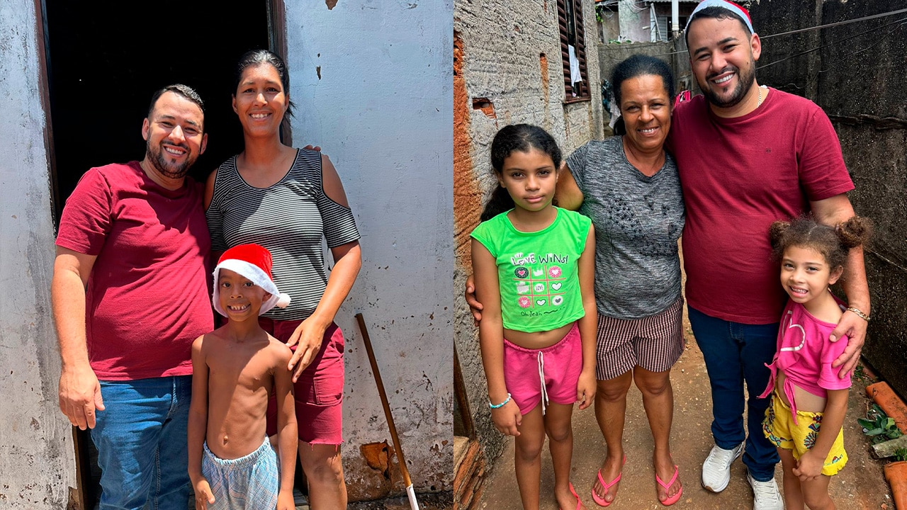 Natal Solidário: Gordinho do Açougue entrega 60 cestas básicas para famílias carentes de João Pinheiro