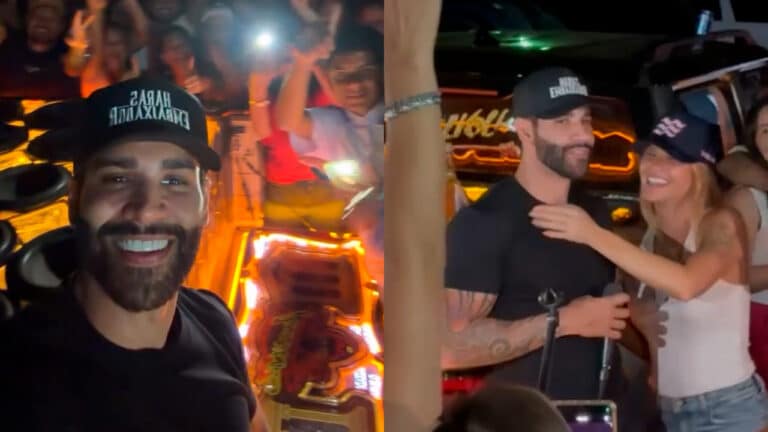 Gusttavo Lima joga truco, participa de Folia de Reis e canta com os irmãos em Natal emocionante no Barreiro em MG