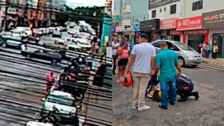 Após causar acidente, motorista promete acompanhar vítima e esperar a polícia, mas foge em João Pinheiro