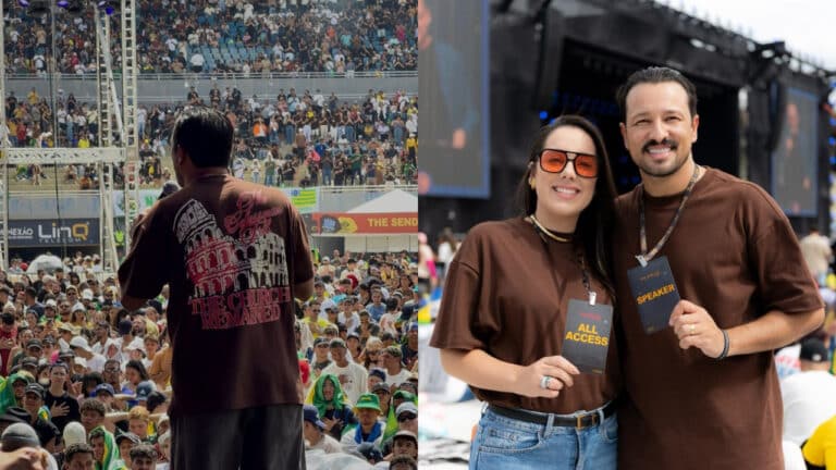 De João Pinheiro para o mundo: Nelsinho ministra no The Send e inspira milhares em megaevento missionário