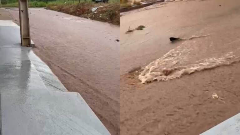 Enquanto João Pinheiro sofre com falta de água Copasa descarta milhares de litros em "higienização"