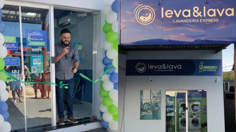 "A cidade merece o melhor": Empresário Fabiano Pereira inaugura a primeira lavanderia de última geração de Brasilândia de Minas