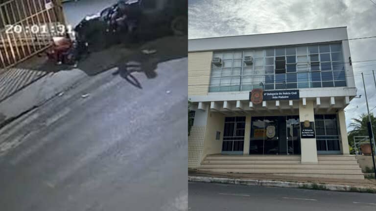 Motorista que bateu violentamente emmotociclista e fugiu sem prestar socorrose apresenta à polícia em João Pinheiro