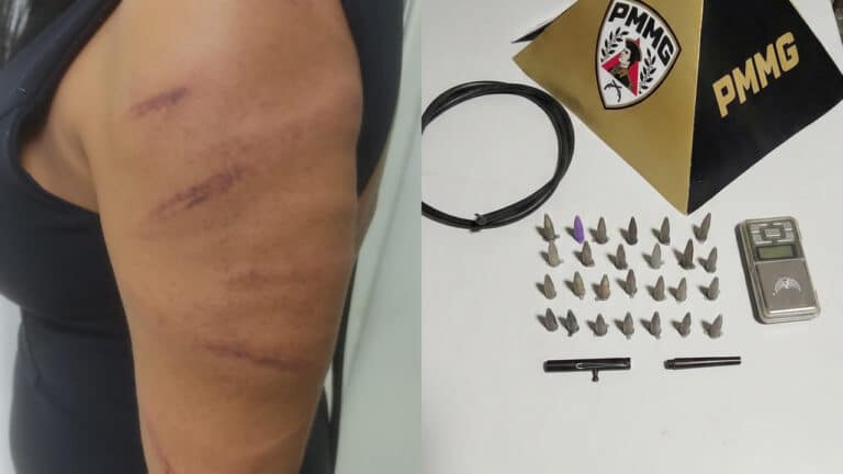 Homem é preso por espancar e açoitar companheira de 29 anos com fio elétrico em João Pinheiro