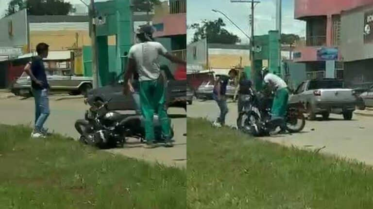 Jovens em bicicleta elétrica tentam fazer gato na marginal da BR-040 e são atingidos em João Pinheiro