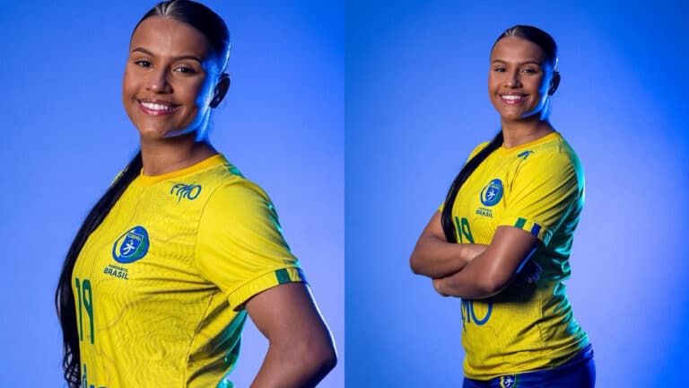 Pinheirense Amanda Braga é convocada para a Seleção Brasileira de handebol sub-20 e mira mundial na China