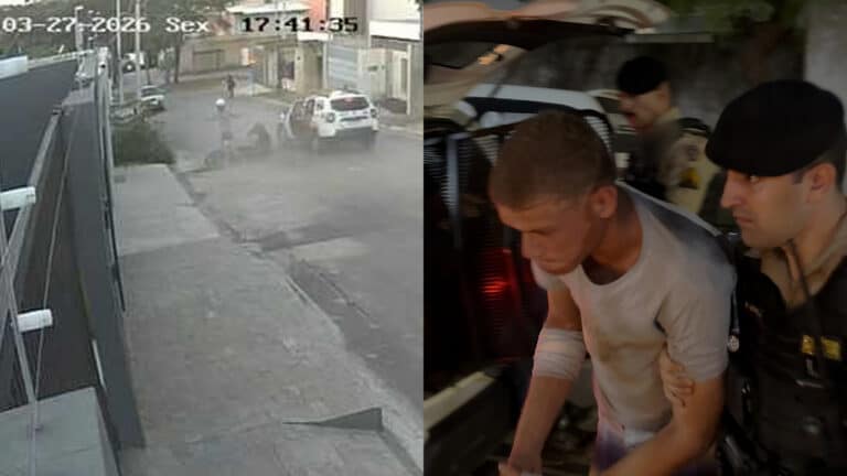 Perseguição policial termina com tiros de borracha e apreensão de drogas no em João Pinheiro