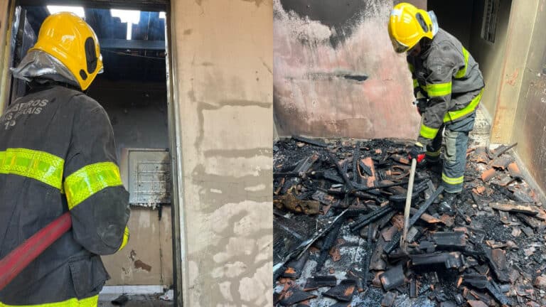 Mãe tem 60% do corpo queimado ao tentar salvar filhos de incêndio em casa no Itaipu em João Pinheiro