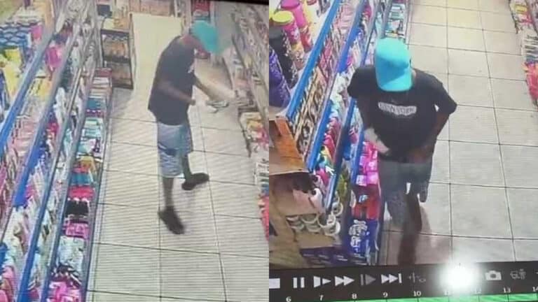 Ladrão 'chocólatra' ataca mercearia duas vezes no mesmo dia atrás de Lacta em João Pinheiro