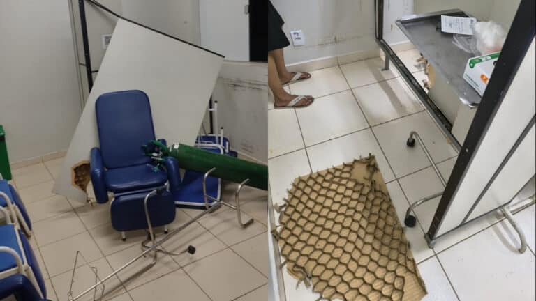 Jovem tem surto psicótico durante atendimento e causa danos em equipamentos da UPA em João Pinheiro