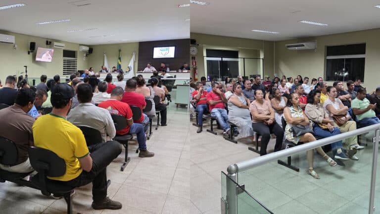 Povo lota câmara para acompanhar votação de compra do lote milionário, mas decisão é adiada em João Pinheiro