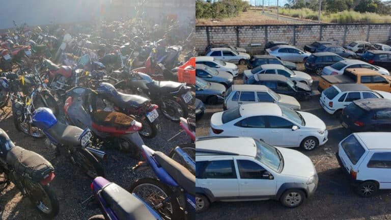 Oportunidade! Polícia Civil leiloa 93 carros e motos a partir desta semana pertinho de João Pinheiro