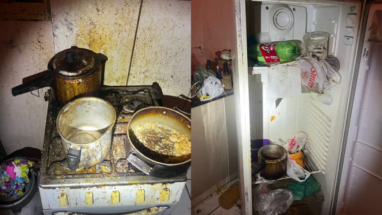 Polícia resgata idosa em condições desumanas, sem água, com fezes no chão e marcas de agressão em Lagoa Grande