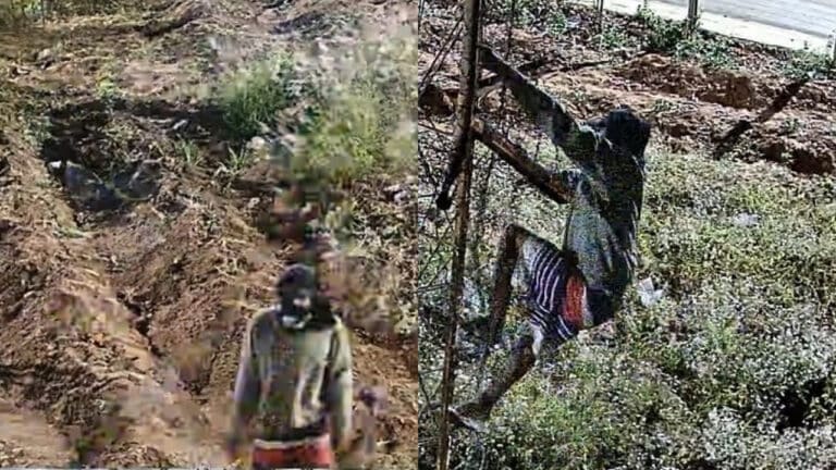 Homem Aranha de João Pinheiro! Câmera flagra ladrão escalando torre de TV para furtar fios de cobre 