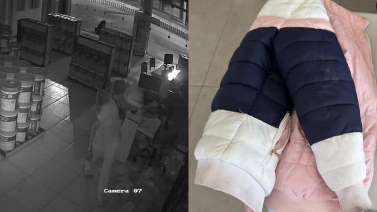 Ladrão invade loja, furta dinheiro e blusa usada, dá à namorada de presente e acaba preso em João Pinheiro
