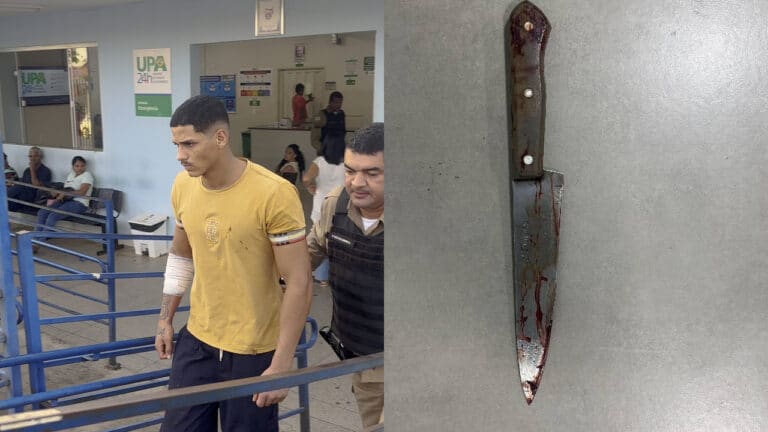 Pai é esfaqueado pelo próprio filho e fica em estado gravíssimo após briga por iogurte em João Pinheiro