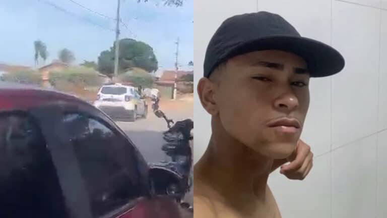 Jovem foge da PM de moto, coloca pedestres em risco e morre baleado em Brasilândia de Minas