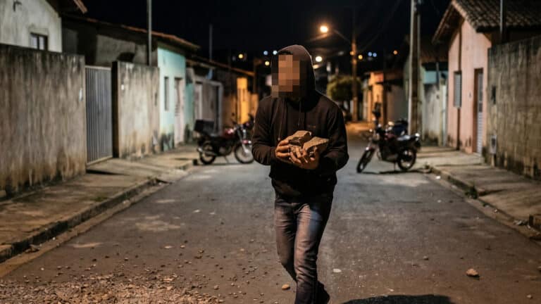Ex-namorado toma filho de 2 anos dos braços da mãe e atira pedras contra ela no meio da rua em João Pinheiro