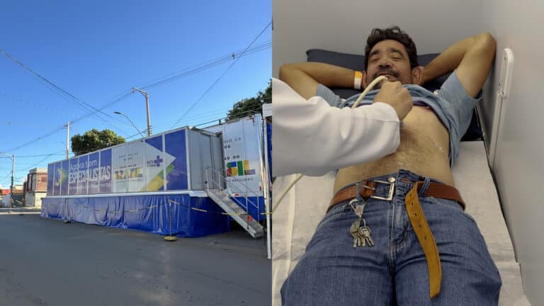 Carreta do 'Agora Tem Especialistas' chega para zerar fila de tomografia e ultrassom na região de João Pinheiro