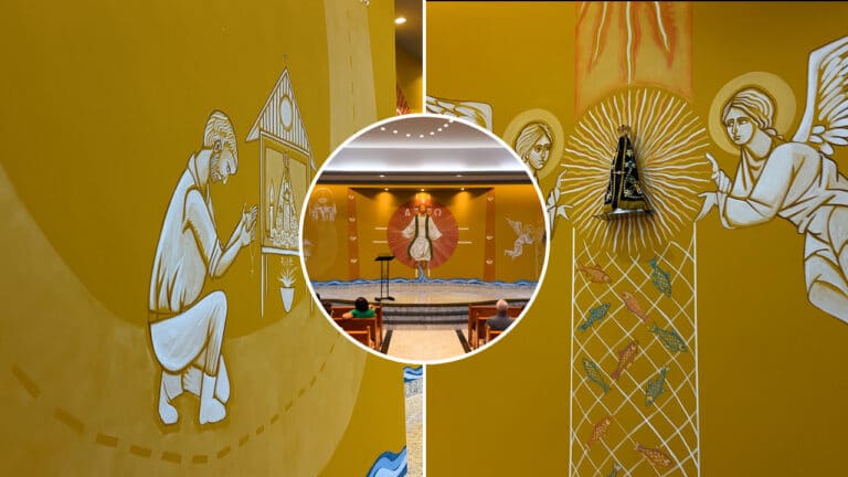 Pintura sacra resgata história emocionante de fé da Capela de Nossa Senhora Aparecida na Serra da COENG, em João Pinheiro