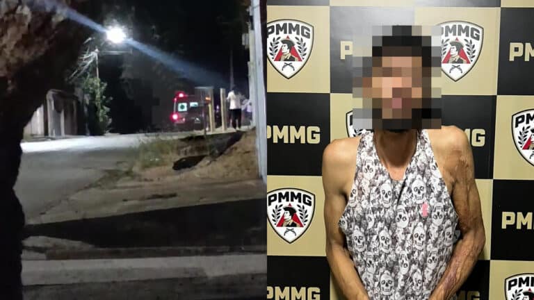 Covarde! Homem enforca e ameaça com faca e chave de roda a namorada com câncer em João Pinheiro