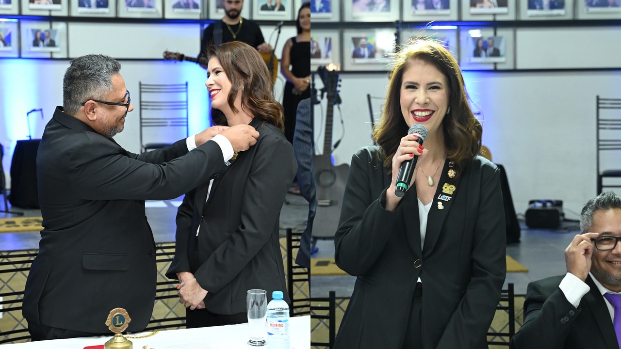 Momento histórico! Após 42 anos, Lions Clube de João Pinheiro tem sua primeira presidente mulher