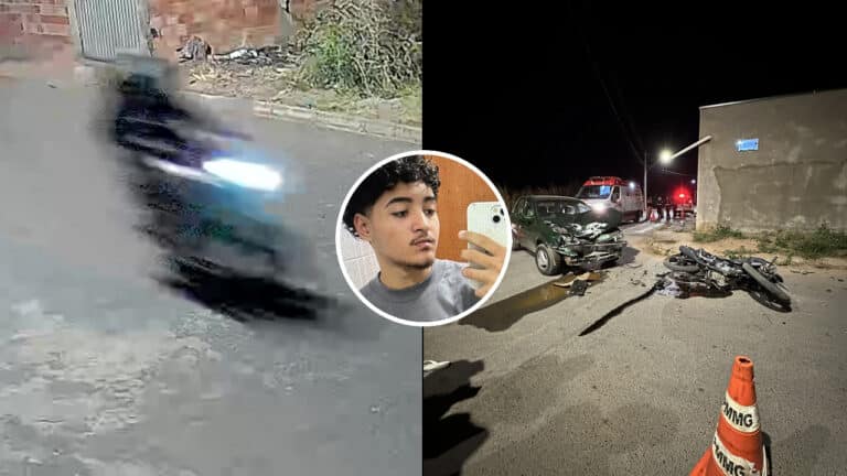 Câmera registra momento de batida que terminou com morte de jovem de 18 anos na COHAB, em João Pinheiro