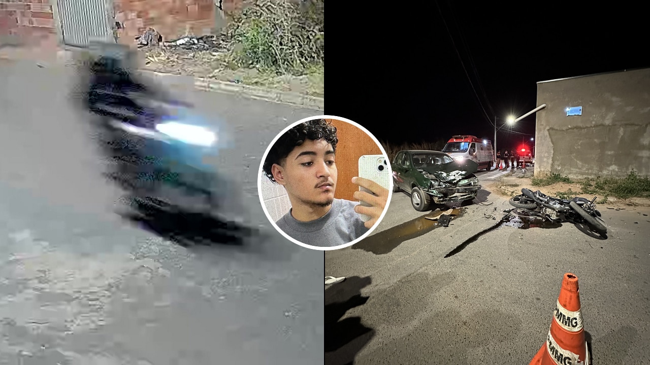 Câmera registra momento de batida que terminou com morte de jovem de 18 anos na COHAB, em João Pinheiro