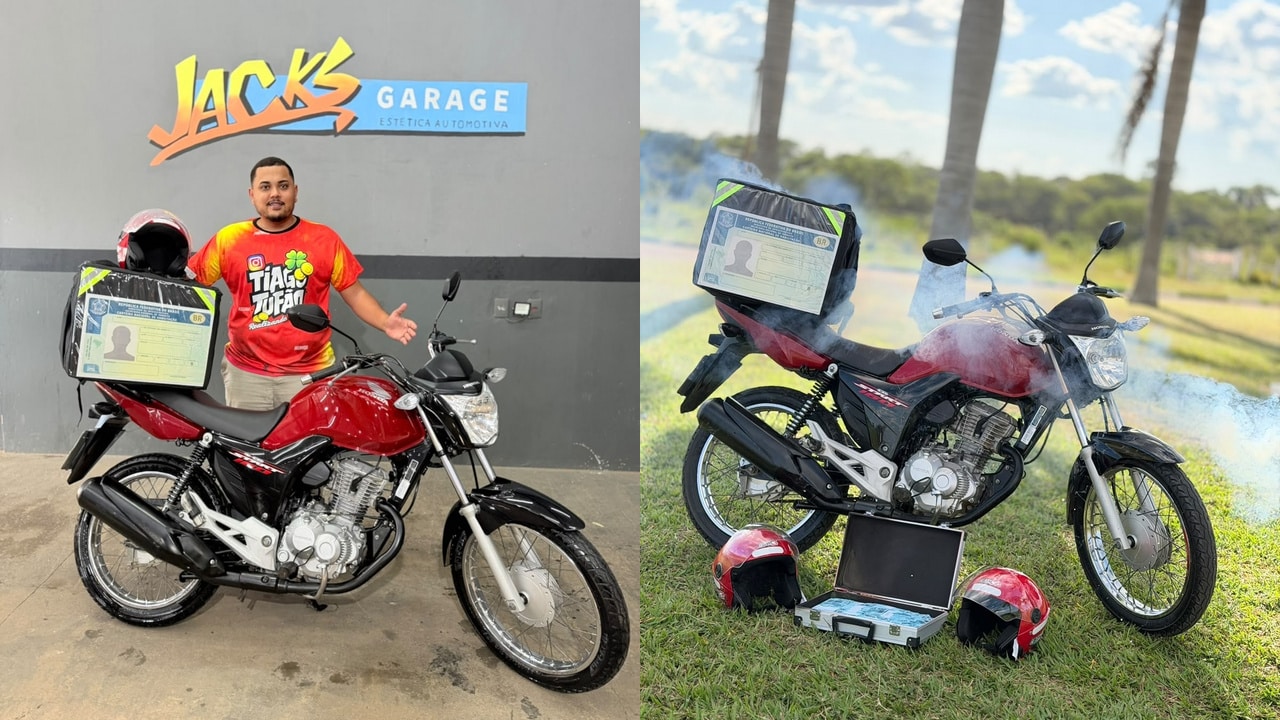 Pinheirense que já rifou iPhone e moto está na reta final de nova ação com moto, CNH e 5 mil no PIX