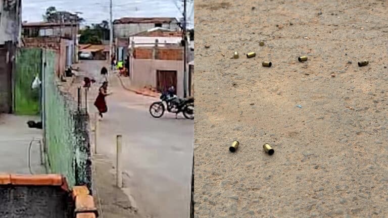 Troca de tiros com pelo menos quinze disparos deixa dois homens baleados no Bairro Cais, em João Pinheiro