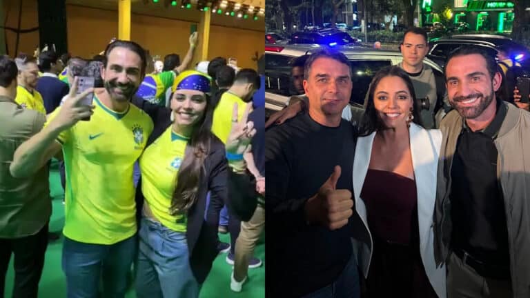 Pinheirense, Lúcio Flávio, marca presença na convenção que oficializou Flávio à Presidência da República