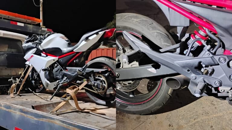 Fim da farra do escapamento! Polícia recolhe motos barulhentas e aplica 50 multas em João Pinheiro
