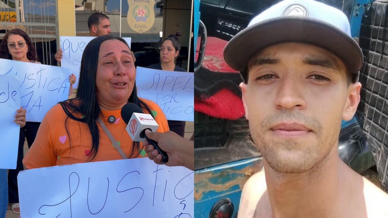 "Eu quero o corpo do meu filho": família faz manifestação por jovem ferido e sequestrado em João Pinheiro