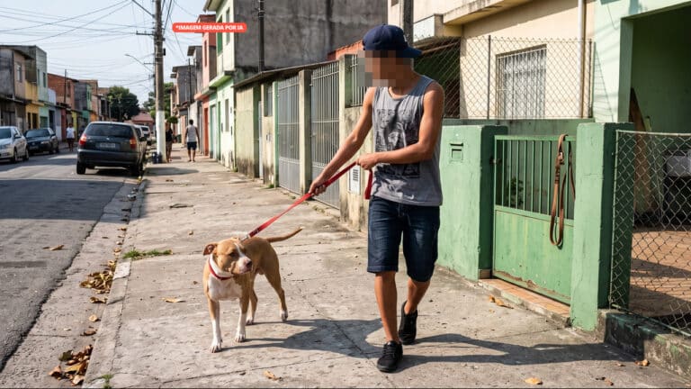 Homem furta Pit Bull, se recusa a devolver animal à dona e vai preso após ser denunciado pelo próprio pai