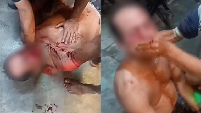 "Não aceito homem colocar a mão em mim": mulher diz que revidou socos e deixou homem no chão de bar em João Pinheiro