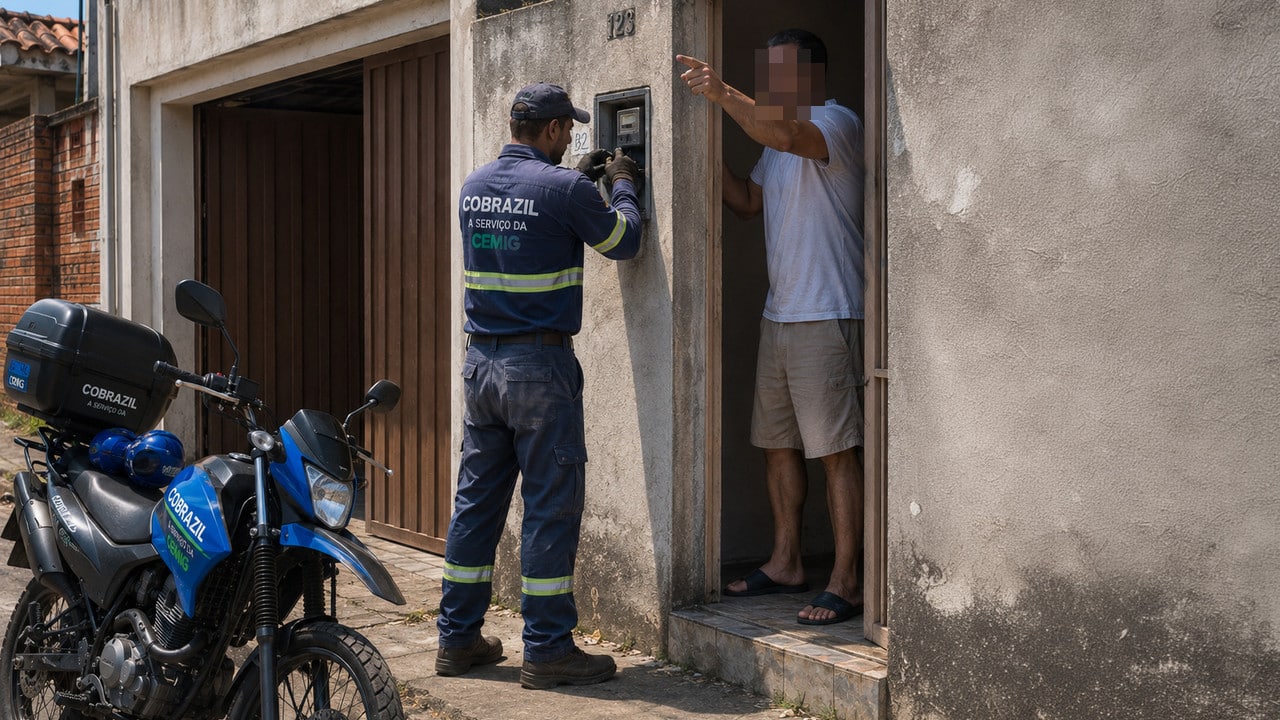 Após cortar energia de casa por falta de pagamento, funcionário é perseguido e ameaçado de morte em João Pinheiro