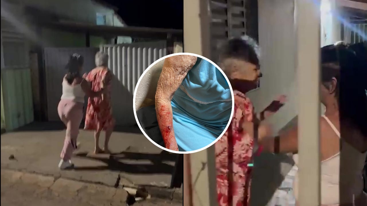 Revoltante! Vizinhos arrombam portão para salvar idosas que estavam sendo agredidas pela cuidadora em Brasilândia