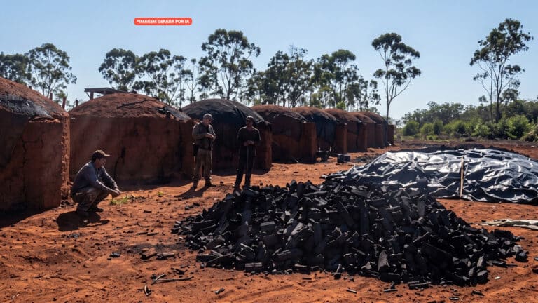 Carvoaria é multada em mais de R$ 32 mil, tem carvão apreendido e atividade suspensa em São Gonçalo do Abaeté