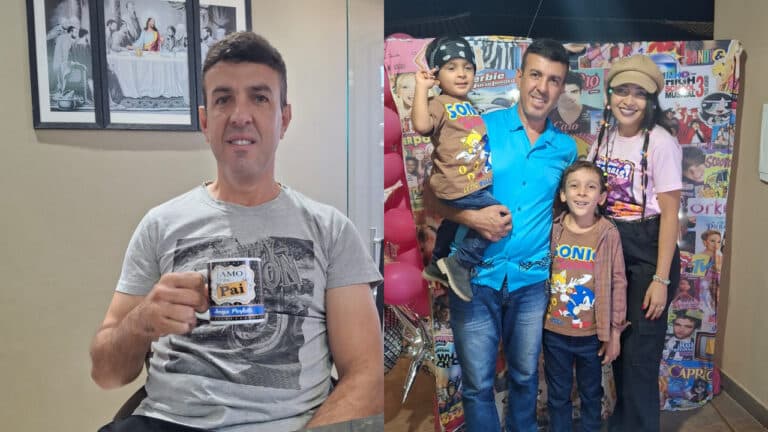 “Rodrigo ainda não acordou”, diz esposa de caminhoneiro de João Pinheiro que precisa de doação de sangue