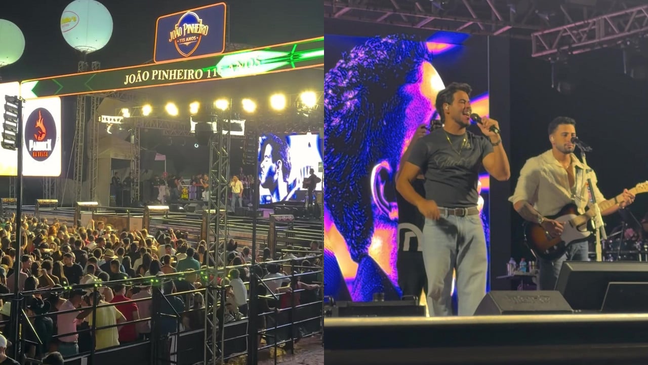 Ganharam o coração da cidade! Danilo & Davi arrastam multidão na festa dos 115 anos de João Pinheiro