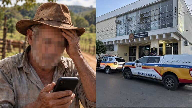 Idoso cai em golpe do falso primo, tem conta invadida e fica com empréstimo de R$ 6 mil para pagar em João Pinheiro