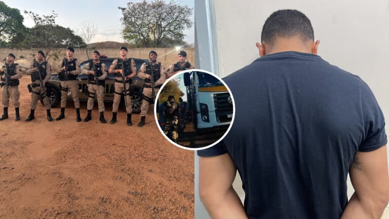 Polícia prende homem foragido da Justiça do Pará por homicídio que trabalhava em Brasilândia de Minas